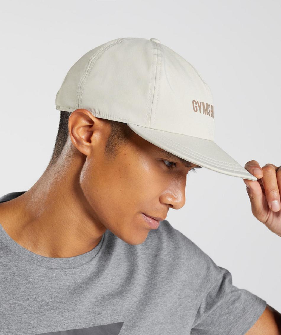 Gymshark Flat Peak Cap Accessories Šeširi Sive | HR 2076WNB